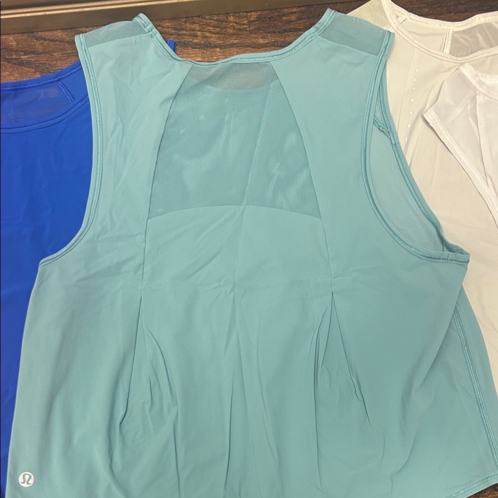 Lululemon Cropped Sculpt Tanks - Picture 2 of 2